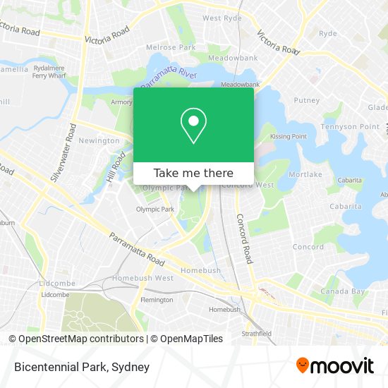 Bicentennial Park map