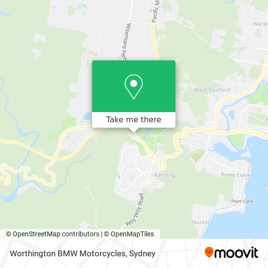Worthington BMW Motorcycles map