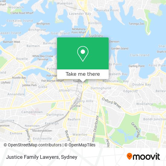 Justice Family Lawyers map