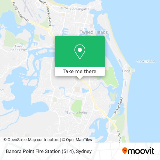 Banora Point Fire Station (514) map