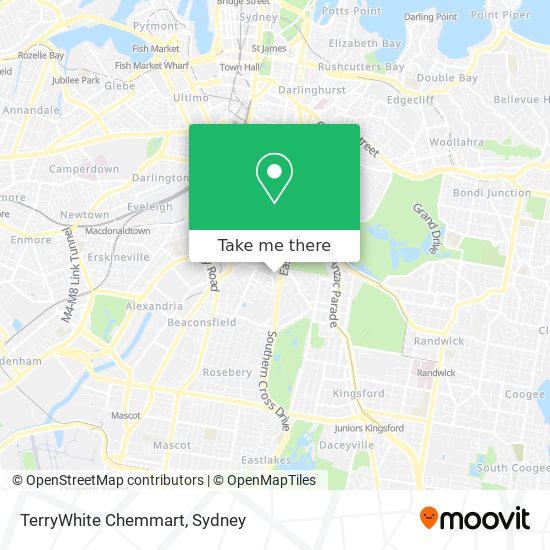 TerryWhite Chemmart map