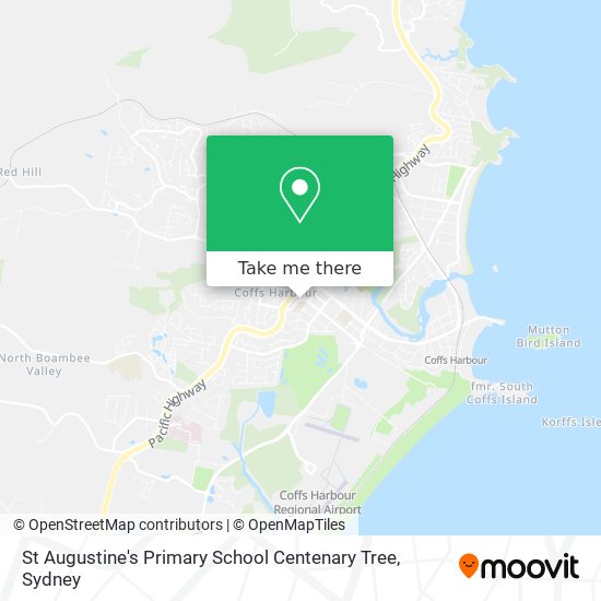 St Augustine's Primary School Centenary Tree map