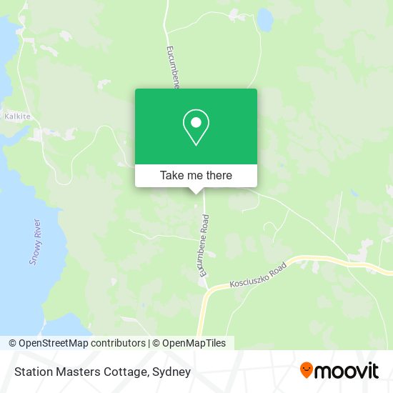 Station Masters Cottage map