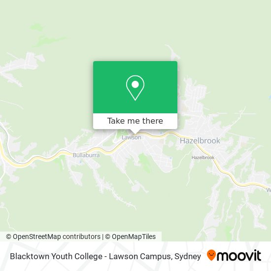 Mapa Blacktown Youth College - Lawson Campus