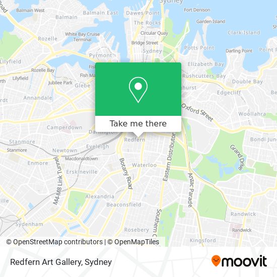 Redfern Art Gallery map