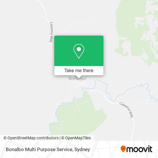 Bonalbo Multi Purpose Service map
