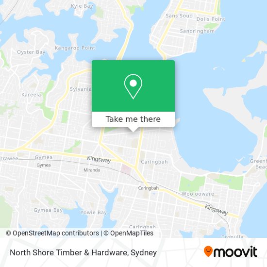 Mapa North Shore Timber & Hardware