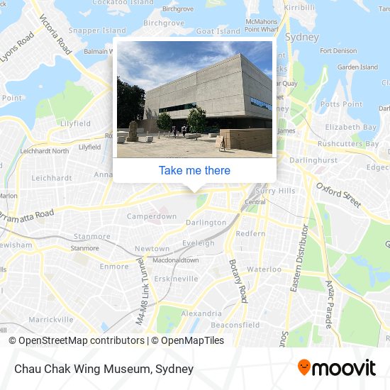 Chau Chak Wing Museum map