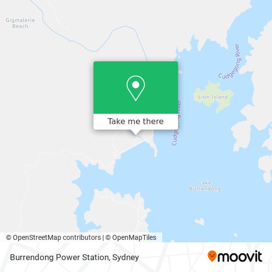 Burrendong Power Station map