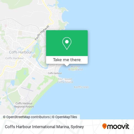 Coffs Harbour International Marina map