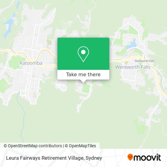 Leura Fairways Retirement Village map