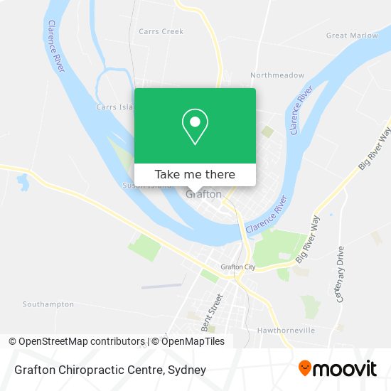 Mapa Grafton Chiropractic Centre