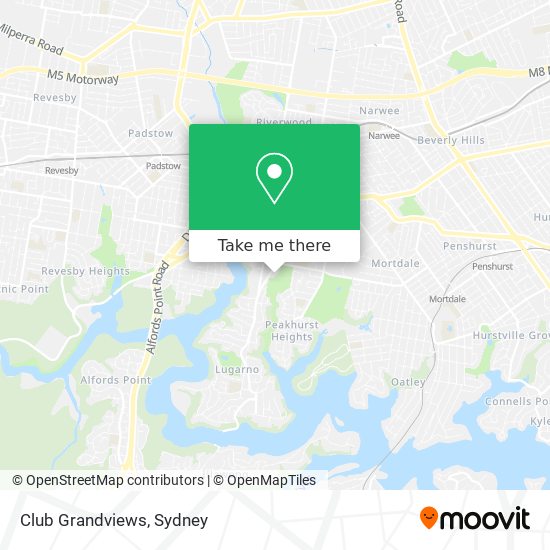 Club Grandviews map