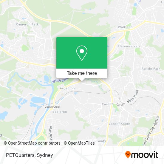 How to get to PETQuarters in Glendale (NSW) by Bus or Train?