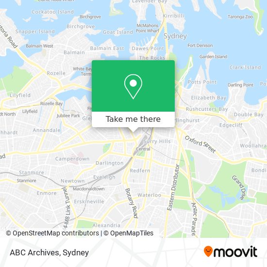 ABC Archives map
