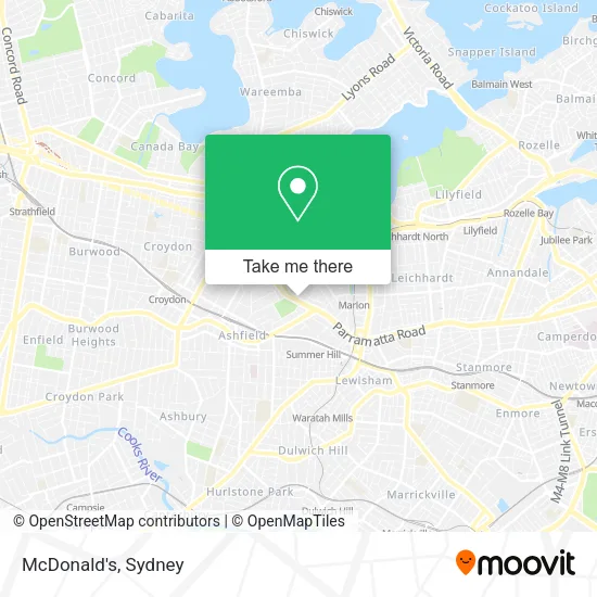 McDonald's map