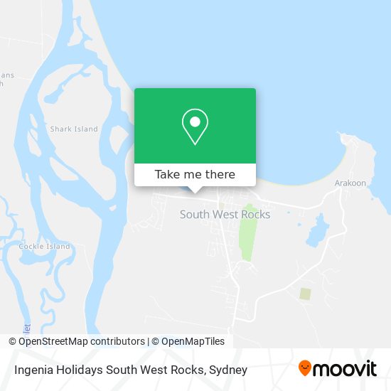 Ingenia Holidays South West Rocks map