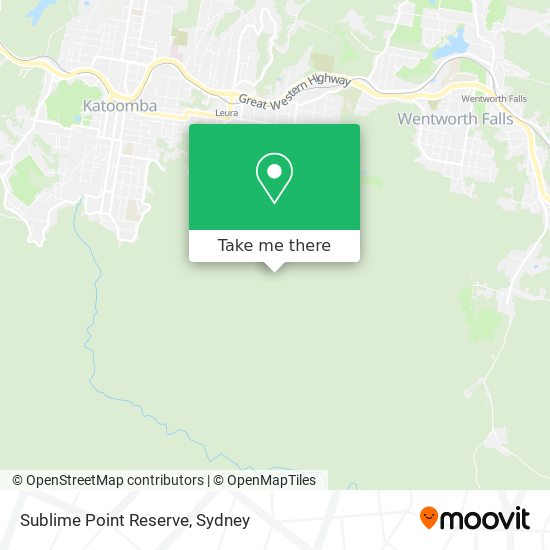 Sublime Point Reserve map