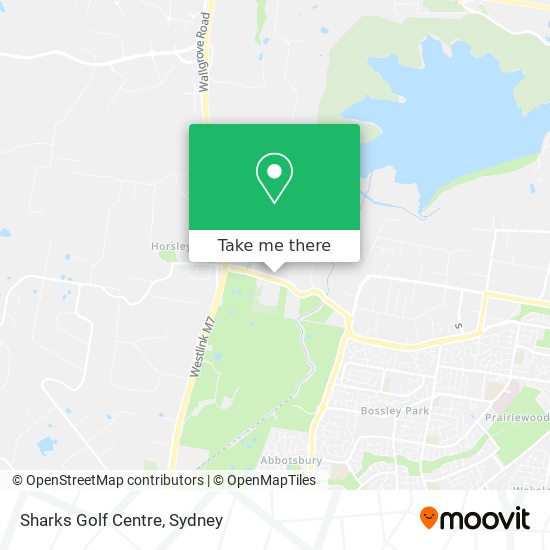 Sharks Golf Centre map