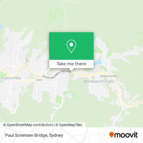 Paul Sorensen Bridge map