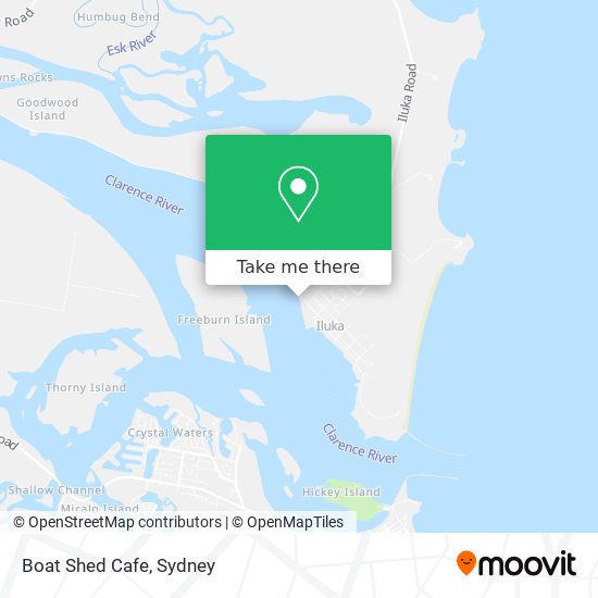 Boat Shed Cafe map