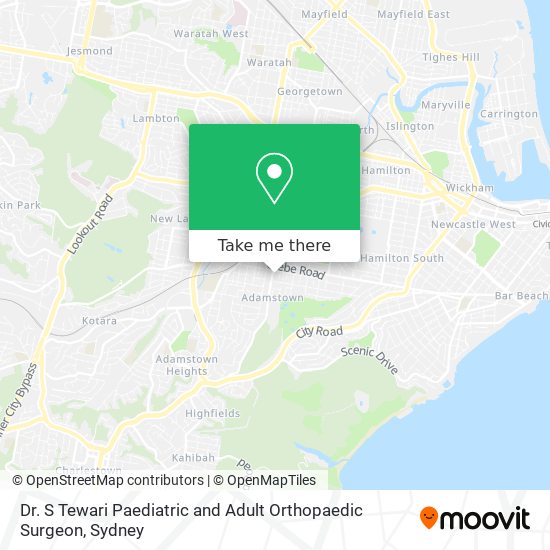 Dr. S Tewari Paediatric and Adult Orthopaedic Surgeon map