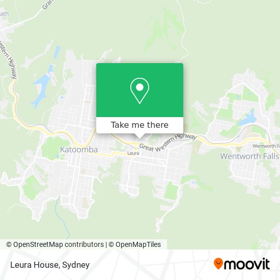 Leura House map