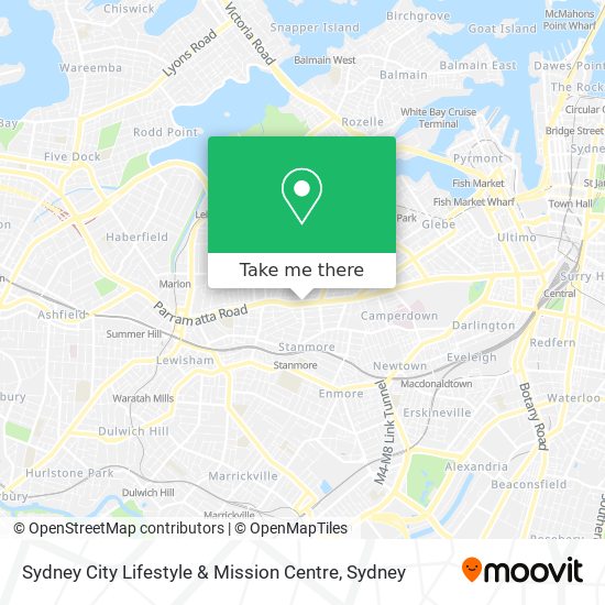 Mapa Sydney City Lifestyle & Mission Centre
