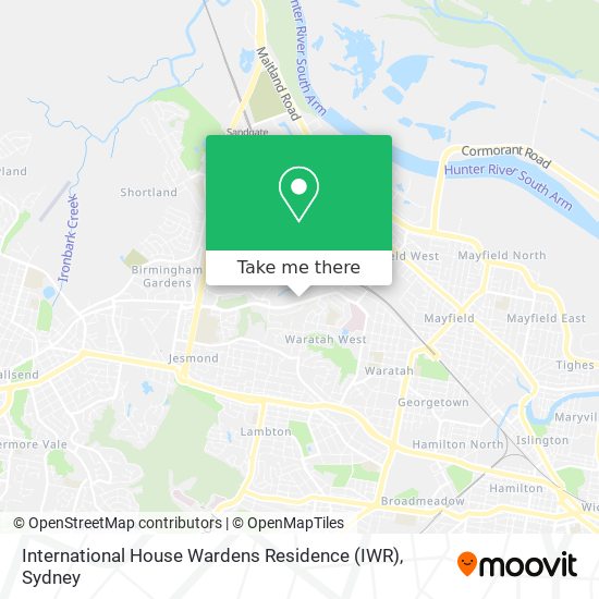 International House Wardens Residence (IWR) map