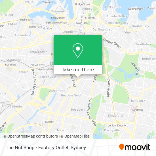 The Nut Shop - Factory Outlet map