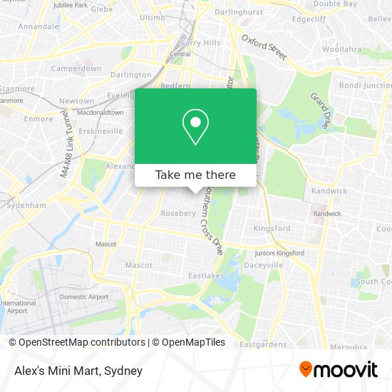 Alex's Mini Mart map
