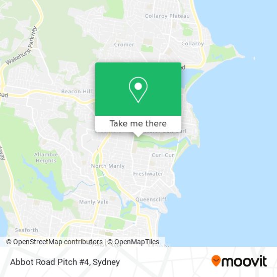 Abbot Road Pitch #4 map