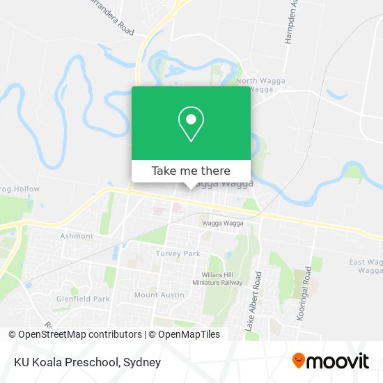 KU Koala Preschool map