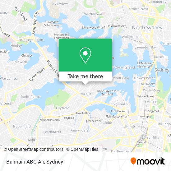 Balmain ABC Air map