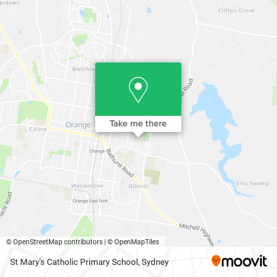 Mapa St Mary's Catholic Primary School