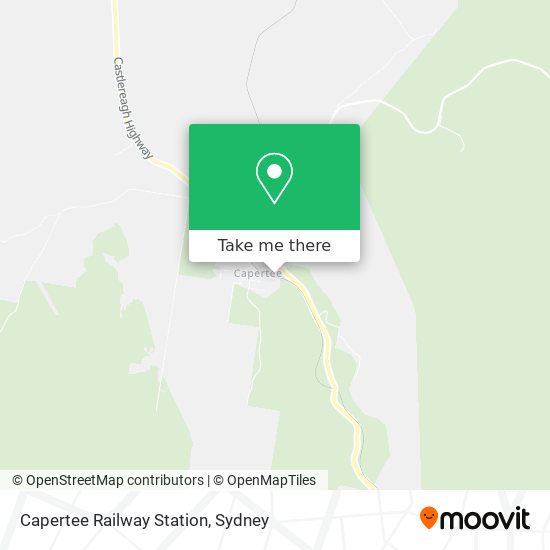 Capertee Railway Station map