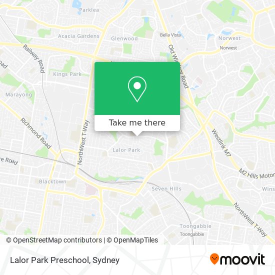 Lalor Park Preschool map
