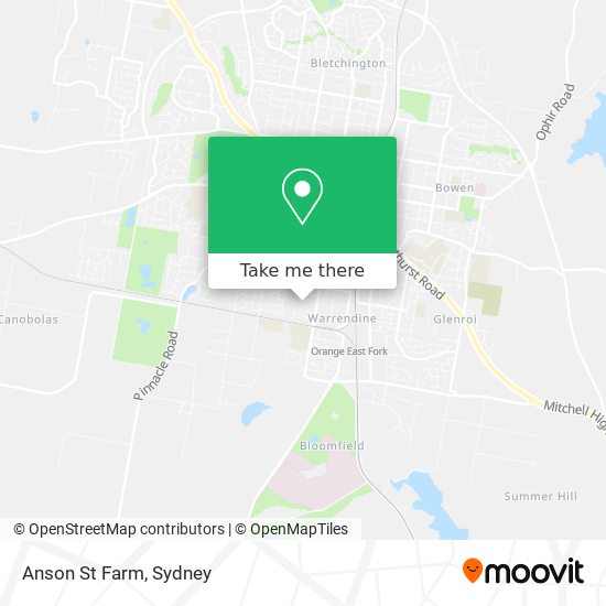 Mapa Anson St Farm