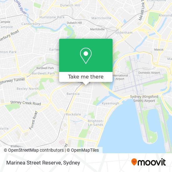 Mapa Marinea Street Reserve