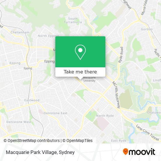 Macquarie Park Village map