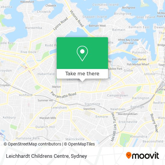 Mapa Leichhardt Childrens Centre