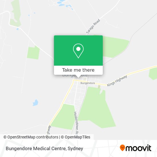 Bungendore Medical Centre map