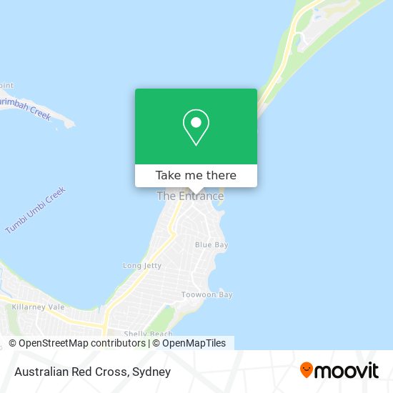 Australian Red Cross map