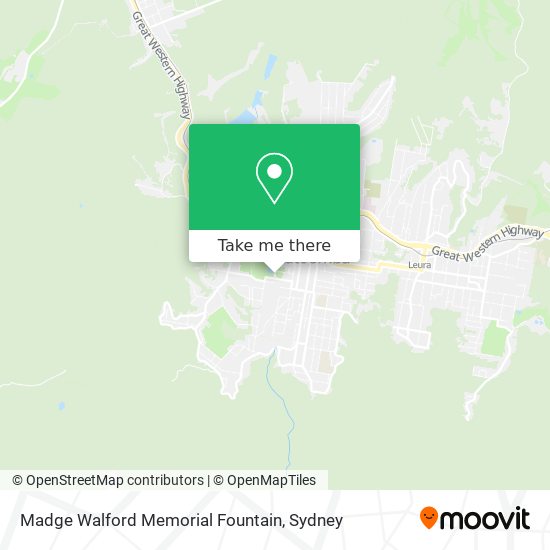 Madge Walford Memorial Fountain map