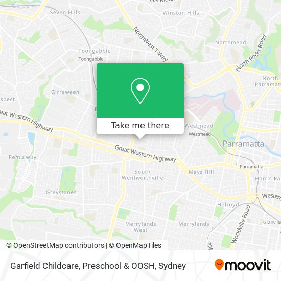 Garfield Childcare, Preschool & OOSH map