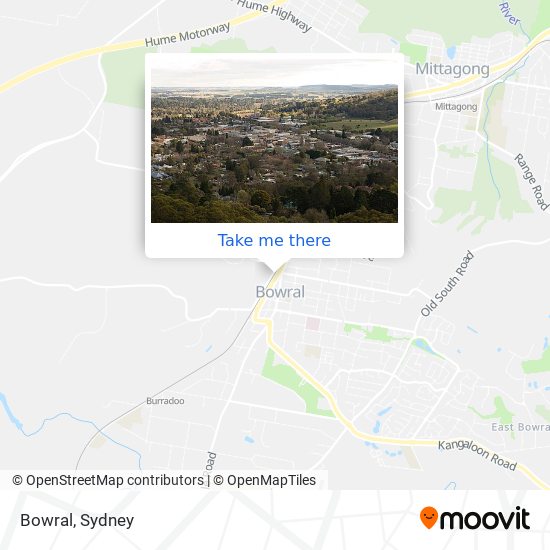 Bowral map