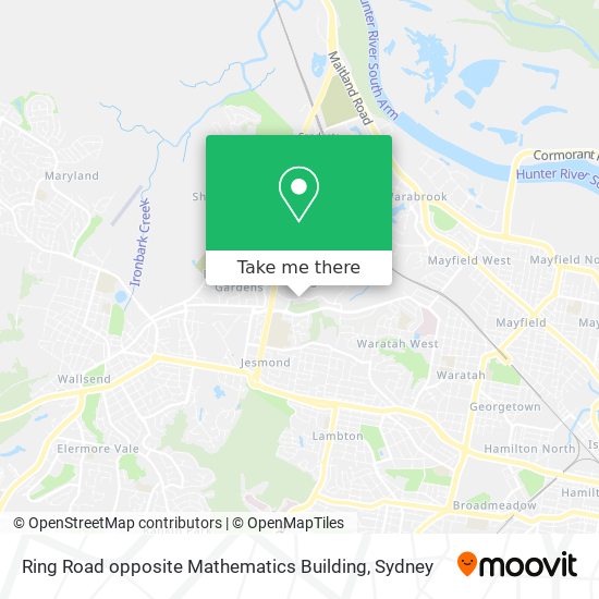 Ring Road opposite Mathematics Building map