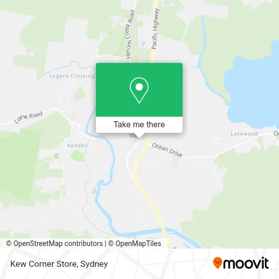 Kew Corner Store map