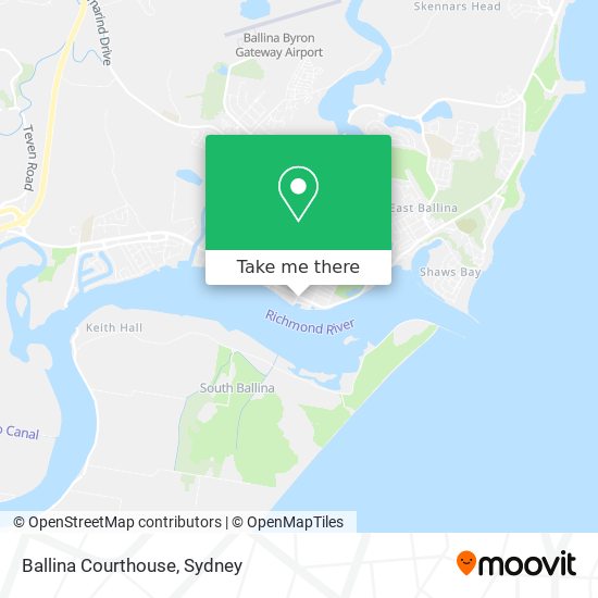 Ballina Courthouse map