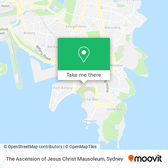 The Ascension of Jesus Christ Mausoleum map